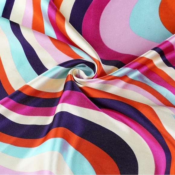 Splash of Colors Elegant Printed Scarf - Picture 2 of 6